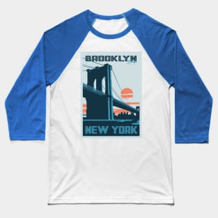 Brooklyn New York Design Baseball T-Shirt